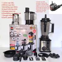 Blender de comptoir multifonction pour la maison, pour smoothies, milkshakes, et broyage de glace - Appareil de cuisine multifonction