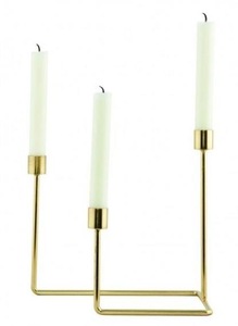 ILAHI's Vintage <b>Brass</b> Handmade Tapered <b>Candlestick</b> Holder Embossing Printing Design 1 Color High Quality Heat Resistant - Product Image 5