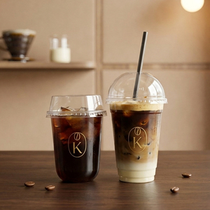 แก้วพลาสติก PP/PET ใส ขนาด 16 ออนซ์ 22 ออนซ์ แก้วพลาสติกแบบใช้แล้วทิ้ง พร้อมฝาปิด สำหรับน้ำผลไม้ กาแฟเย็น - Product Image 3