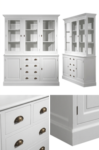 Gabinete de Almacenamiento Moderno Pirelli de Madera de Teca Sólida con Construcción Duradera, Acabado Elegante y 9 Estantes para Exhibición Interior - Product Image 5