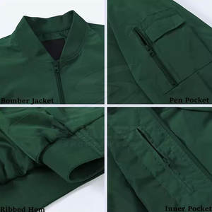 Chaqueta Bomber de Invierno para Hombre, Nueva Llegada, Tejido Suave y Cálido, Cómoda para Uso Diario, con Logotipo y Diseño Personalizados - Product Image 6