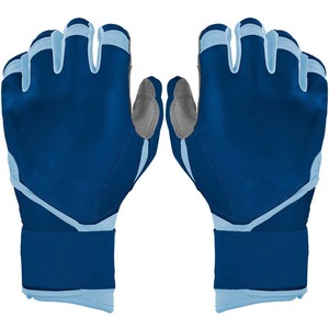 Gants de frappe bleus avec pouce rembourré, en tissu tricoté, fermeture à enfiler, unisexe, pour entraînement adulte - Product Image 1
