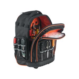 Mochila para herramientas rodantes de servicio pesado con 45 bolsillos Bolsa de herramientas con ruedas para almacenamiento y transporte de herramientas - Product Image 1