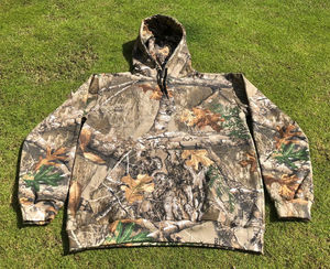 Veste de chasse pour homme, design unique, en coton mélangé, camouflage, imperméable, coupe-vent, fermeture éclair ouverte, pour l'hiver, en vente - Product Image 1