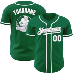 Camiseta Deportiva Transpirable de Poliéster para Mujer, Camisetas de Béisbol Verdes, Fabricante de Camisetas de Fútbol Personalizadas para Hombre - Product Image 1