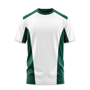เสื้อยืดแขนสั้นผู้ชาย สีส้มดำ คอโอ ทรงสปอร์ต ผ้าถัก แห้งเร็ว ทรงปกติ - Product Image 4