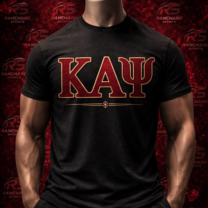 Wholesale Custom Fraternity <b>TShirt</b> High Quality Cotton Greek Letter Shirt for College Events and Brotherhood Gatherings chenille - Product Image 1