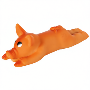 Mini jouet couineur pour animaux de compagnie en latex cochon, 13 cm, avec son - Product Image 2