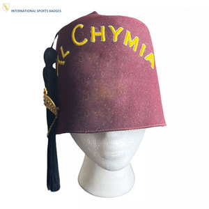 Sombreros Fez de Regalia Masónica con Bajo MOQ, Suministro Directo de Fábrica, Diseño Personalizado con Artesanía Premium, Apariencia Elegante, Casual, Unisex - Product Image 1