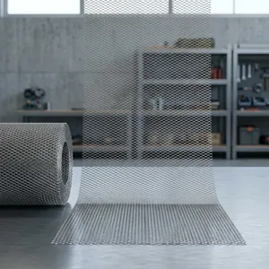 Galvanized Diamond Hole Sheet for Walkway and Platform Galvanized Perforated Metal Sheet for Architectural Cladding Diamond Hole - Product Image 2