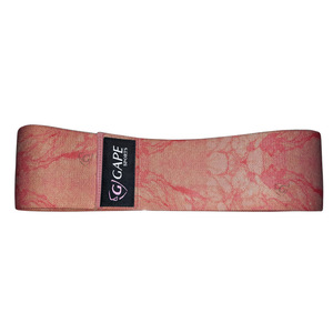 Juego de bucles de fitness personalizados, tela de cuerpo pesado, bandas elásticas de resistencia circulares para la cadera, piernas deportivas de algodón, ejercicio de glúteos - Product Image 1