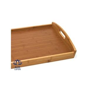 Bandeja de Servicio de Bambú Aprobada por el Cliente, Acabado Higiénico, Material Duradero, Ideal para Servir Bebidas y con Mayor Eficiencia - Product Image 1