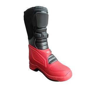 Chaussures de course moto professionnelles unisexes en cuir, bottes de moto élégantes et protectrices, design touring, support en polyester - Product Image 3
