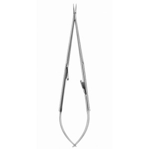 Portaagujas Delicate Touch JACOBSON de mango plano, con o sin bloqueo, rectos o curvos, instrumento quirúrgico ZETOMEDPRO - Product Image 1