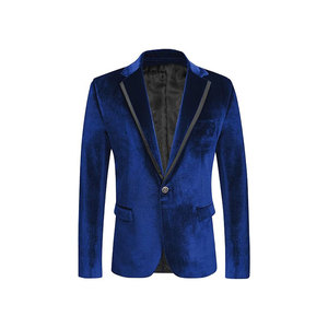Blazers para Hombre STITCH MASTER de Alta Calidad, Corte Moderno y Ajustado, Confección Premium en Poliéster, Cuello de Solapa, Cierre de un Solo Botón - Product Image 1