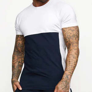 T-shirt pour homme à col rond, coupe classique, 100% coton tricoté, anti-rides, décontracté, manches courtes - Product Image 4