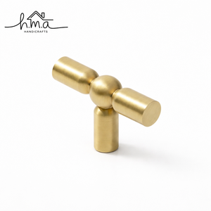 Brushed Brass Flower Shape Cabinet <b>Knob</b> Scalloped Round <b>Drawer</b> Pull Modern Gold Furniture Handle Kitchen Cupboard Door Hardware - Product Image 2