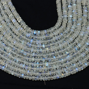 Cuentas Redondas de Piedra Lunar Arcoíris AAA: Gema Brillante de 5-8 mm, para Joyería y Manualidades - Product Image 4