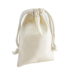 Sac à poussière à cordon en coton et lin-Pochette en toile écologique avec logo personnalisé, motif de lettres et solution de shopping élégante - Product Image 3