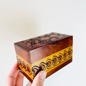 Tradebyd Premium Polished Wood <b>Box</b> Elegant Home Decor Jewelry Organizer Handmade Gift <b>Storage</b> <b>Box</b> - Product Image 1