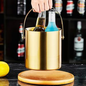 Champagne cooler wine chilling bucket designer bar ware modern ice container elegant <b>serving</b> accessory hospitality bar ware - Product Image 5