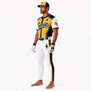 Uniforme de baseball respirant offrant un contrôle de l'humidité, une construction légère et une excellente flexibilité pendant le jeu. - Product Image 4