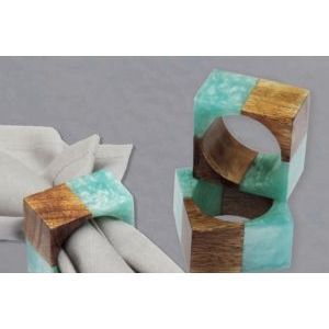 Anillos de Servilleta de Madera Hechos a Mano de Primera Calidad, Accesorios Decorativos para Mesa para Hoteles, Restaurantes y Hogares - Product Image 6