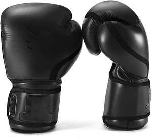 Gants de boxe MMA en cuir professionnels de qualité supérieure, robustes, avec sangle de poignet réglable, prévention des blessures, stabilité accrue - Product Image 5