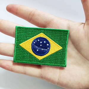 Parche de Bandera Personalizado, Bordado de Banderas de Países, Parche Termoadhesivo para Ropa, Parches Bordados con Gancho y Bucle - Product Image 4