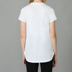 Camisetas de Verano Holgadas para Mujer de Alta Calidad, 100% Algodón, Transpirables, Estilo Urbano, con Opciones Personalizables - Product Image 2