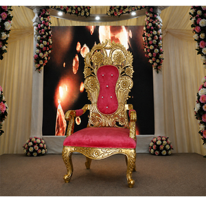 Chaises de mariage de luxe modernes pour marié, chaises de scène, roi et reine, pour bal de mariage, livraison gratuite - Product Image 1