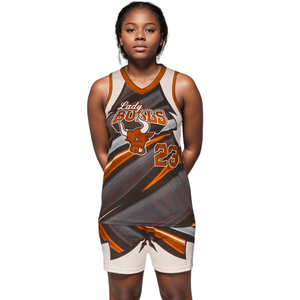 Camiseta de Baloncesto Reversible de Doble Malla para Mujer, Chaleco de Entrenamiento Femenino de Doble Uso, Ropa Deportiva con Sublimación de Color Personalizado - Product Image 5