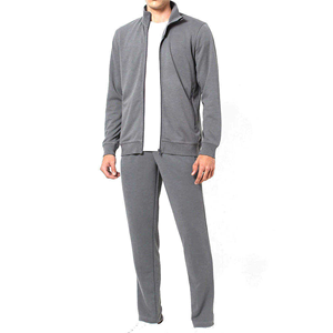 Track Suit with Polyester/Cotton Material Customizable Jogging Sportswear for Men Men's Winter Casual Solid Slim Fit - Product Image 4