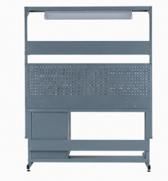 Mesa de Trabajo Metálica Ajustable, Moderna y Personalizable, de Alta Resistencia, para Laboratorio Electrónico, Taller, Manejo de Herramientas - Product Image 3