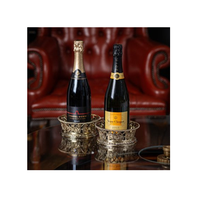 Sous-verre en aluminium finition argentée pour accessoires de bar, maison et restaurant, prix de gros - Product Image 1