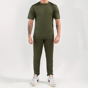 Survêtement d'été pour homme de haute qualité 100% coton - Séchage rapide et respirant, ensemble élégant pour l'entraînement et le jogging - Product Image 5