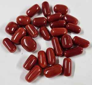 Coral Rojo Natural Italiano en Forma de Cabujón, Color Sangre, Gema de Alta Calidad, Gema Suelta para Joyería - Product Image 2