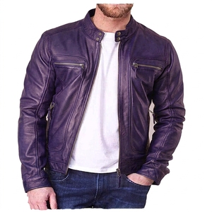 Veste en cuir pour homme de qualité supérieure, très vendue, confortable, prix abordable, respirante, avec logo/designs personnalisés - Product Image 1