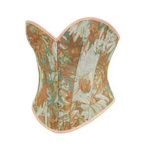 Sexy Women Bustier Overbust Floral Monet Oil Painting Corsets Tops Vintage Plus Size Korset Shapers Slimming Girl - Product Image 2