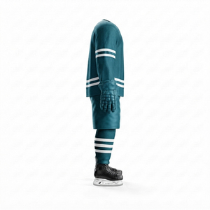 Uniforme de Hockey sobre Hielo Confeccionado con Material Deportivo de Punto Resistente, Perfil de Jersey Extendido, Hombreras Reforzadas, Transpirable - Product Image 3