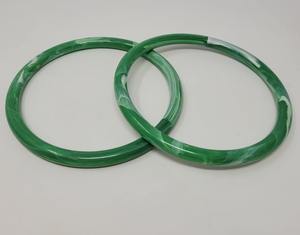 WONDER OVERSEAS Sac à main pour femme en résine, forme non coupée, poignée en C, pochette de soirée, étanche, style vintage, pour mariages et fêtes - Product Image 6