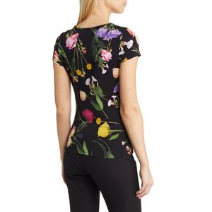 Camiseta de mujer 2023, diseño de sublimación Floral cómodo de alta calidad, ropa informal ecológica para damas jóvenes - Product Image 4