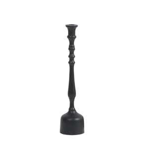 Support de bougie en aluminium moulé noir mat, vente en gros, pour la décoration intérieure, qualité supérieure, fait main, personnalisable - Product Image 1