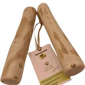 EXPAD Natural Coffee Wood Eco-Friendly Durable Dog Chew Toy <b>Bite</b>-Resistant Boredom Buster Interactive Teether Sticks Bad Breath - Product Image 1