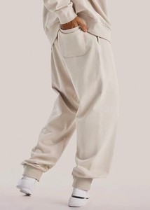 Nouveau pantalon cargo évasé décontracté pour homme 100 % coton, coupe ample, style délavé, tendance actuelle - Product Image 3