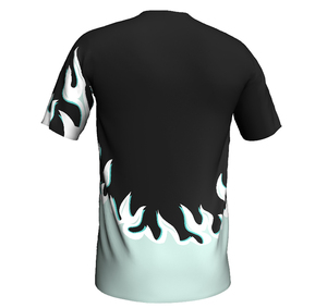 เสื้อฟุตบอลน้ำหนักมาตรฐาน แบบ unisex ผ้าธรรมดา ระบายอากาศได้ดี โพลีเอสเตอร์ แขนสั้น แบบสวม - Product Image 2