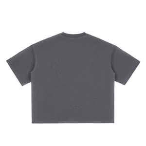 เสื้อยืดคอตตอนขายส่ง 250 กรัม คอกลม แขนสั้น แบบเรียบ สามารถออกแบบเองได้ พร้อมตะเข็บเย็บสีตัดกัน - Product Image 4