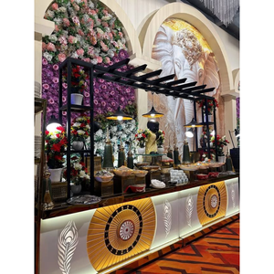 El mostrador de catering es un moderno buffet para bodas. - Product Image 1