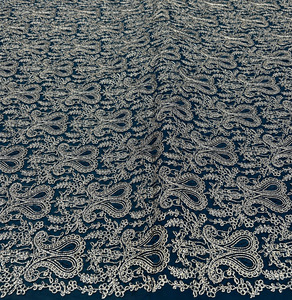 Malty embroidery fabric embroidery fabric embroidered cotton fabric lace fabric chiffon embroidery fabric textile supply exports - Product Image 2