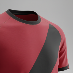 ชุดฟุตบอลหญิงแบบ unisex พร้อมกางเกงขาสั้น ชุดฝึกซ้อมสองชิ้น ชุดกีฬาฟุตบอล แห้งเร็ว ชุดออกกำลังกาย รับผลิตตามแบบ OEM - Product Image 4